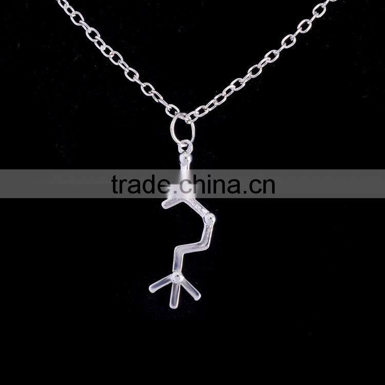 Hot newest molecular necklace chemical structure formula necklace