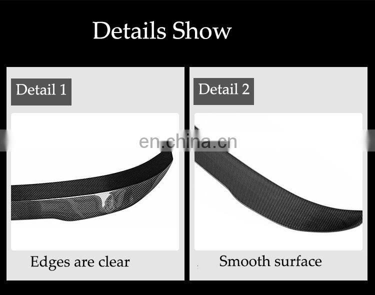 Runde Car Modification Factory Outlet Car Parts Rear Wing for BMW F80 & F82 2014-2020 Carbon Fiber Rear Spoiler