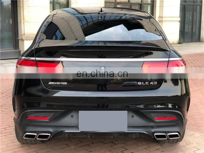 Runde GLE 63 AMG Rear Diffuser For Mercedes-Benz Gle 320 400 43 Coupe Upgrade GLE63 Rear Lip