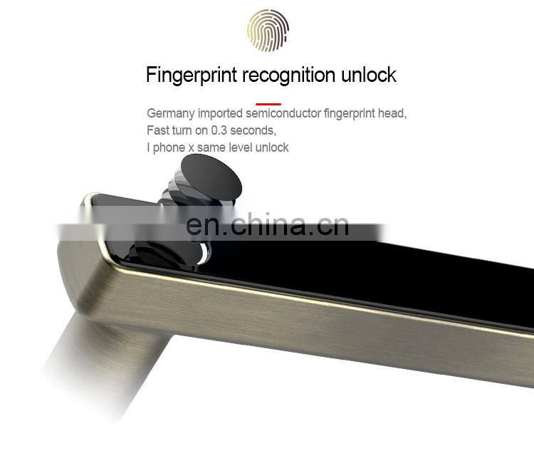 Cardoria Fingerprint lock Wooden door Door Interior room bedroom door code smart Lock European style Office electronic