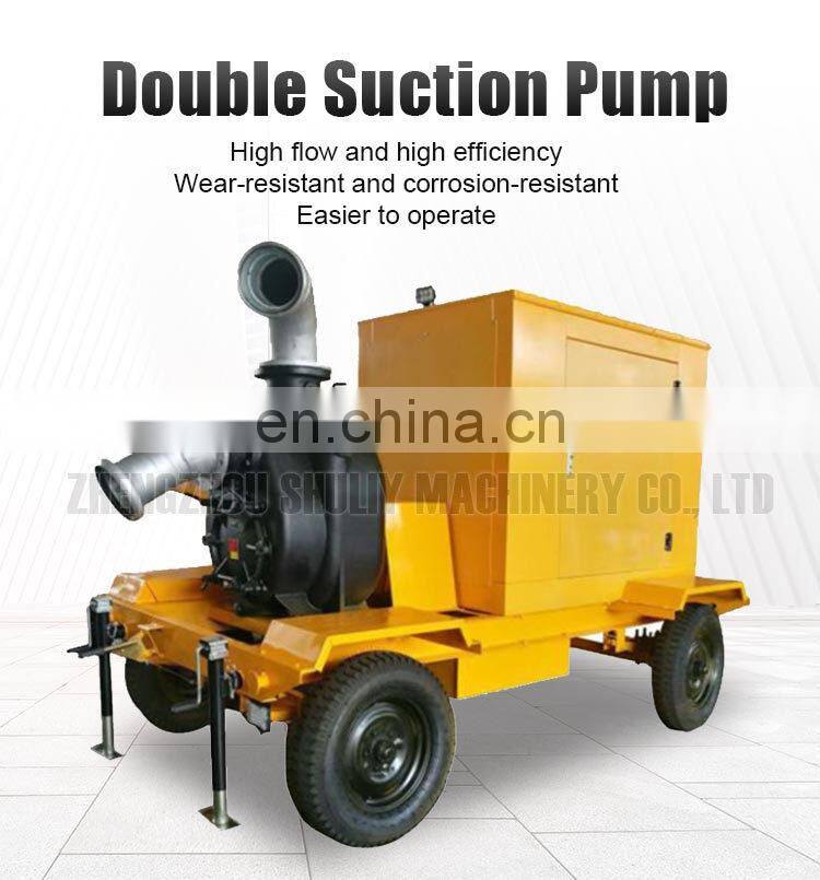 Portable Sewage Pump diesel water pump trailer for farm
