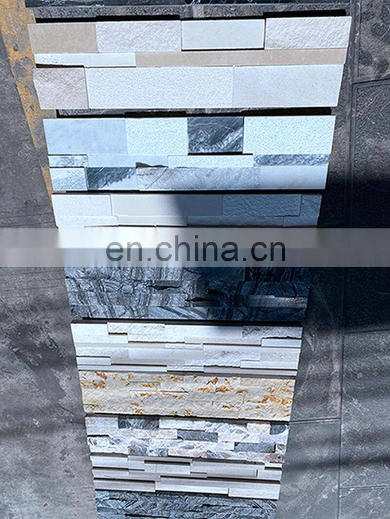 random stack natural stone exterior marble stone groove wall cladding cream interior natural stone panel suppliers
