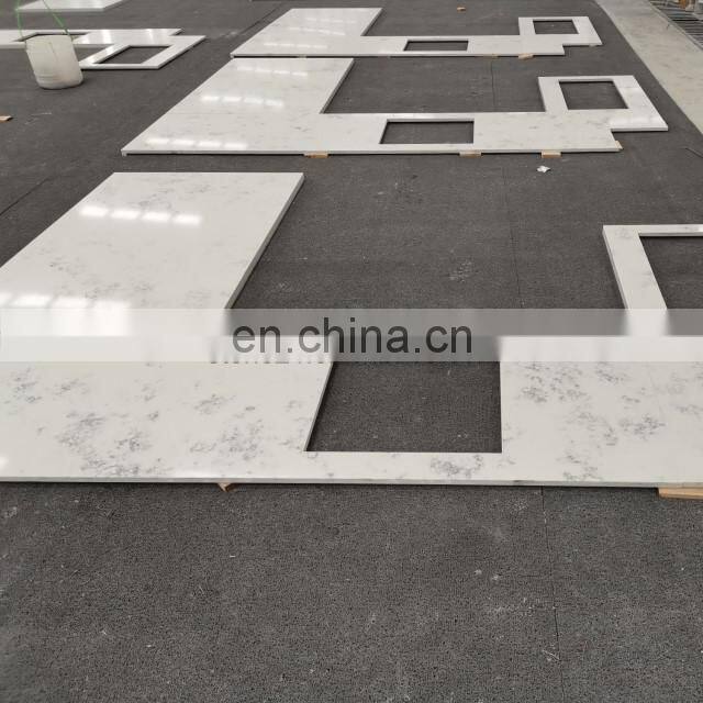 River white quartz counter top