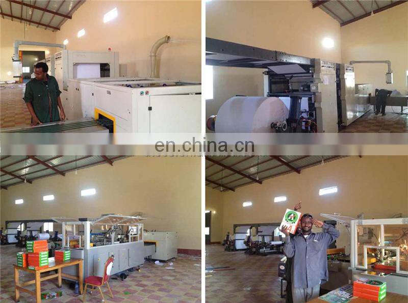 UTHQA4 Automatic 2 Stand Unwinding Roll A4 Copy Paper Sheeting Machine With Overwrapping Equipment