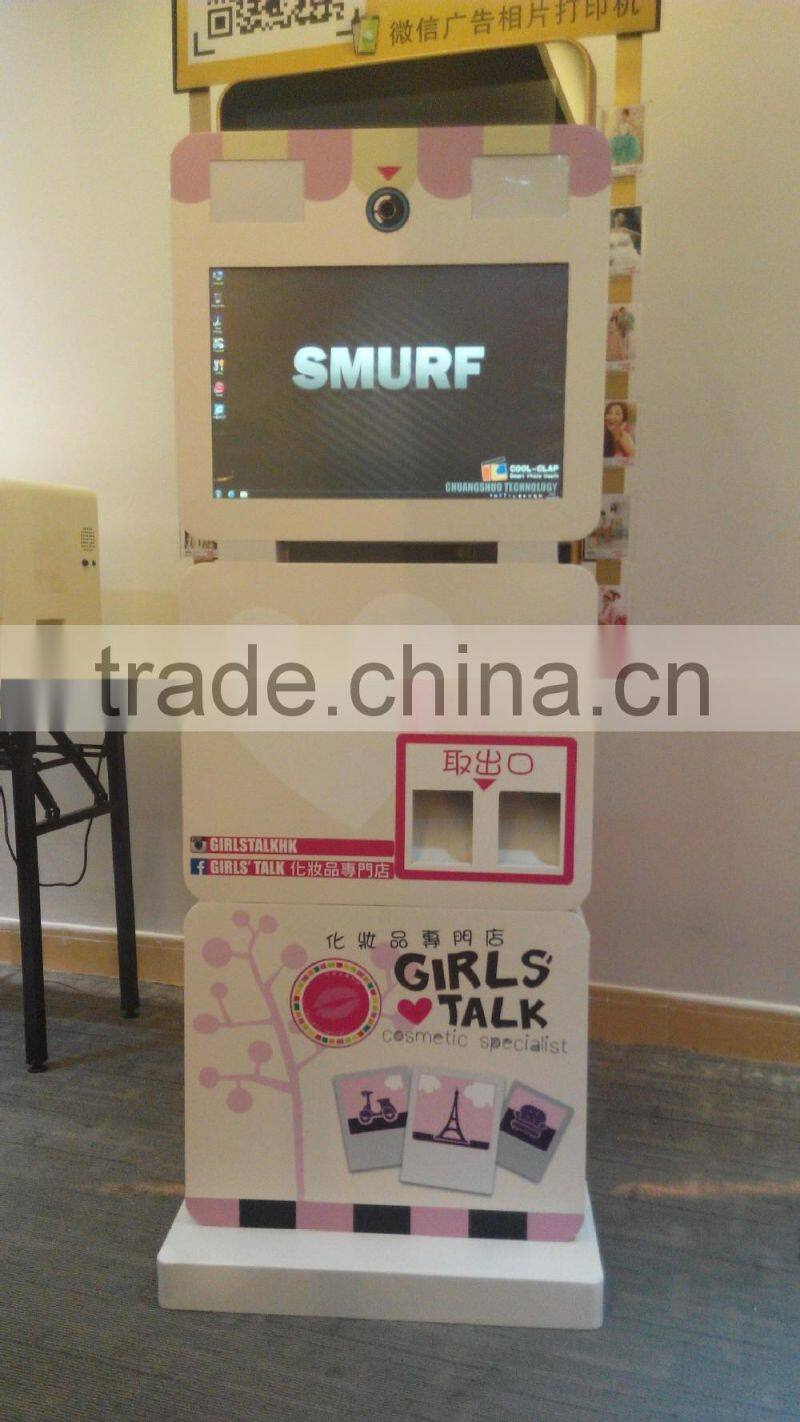 Touch Screen Portable Advertising Photo Kiosk Booth In Wedding, Party, Events Rental Service