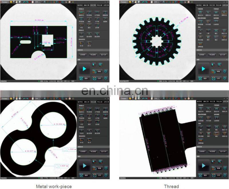 Wide Range Vision Accuracy Measurement Overall Diameter Measuring Machine Outer Dimensional Xyz Measure