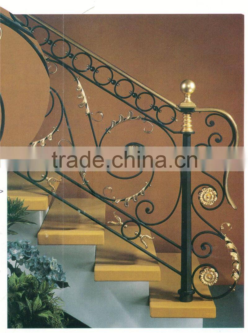 Elegant Europe Railing Pillar Staircase