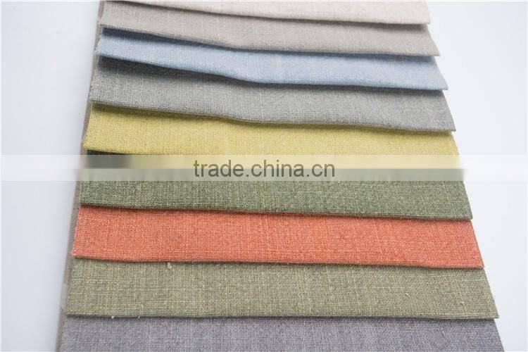 Professional company cheap colorful width Linen fabrics stretched fabric