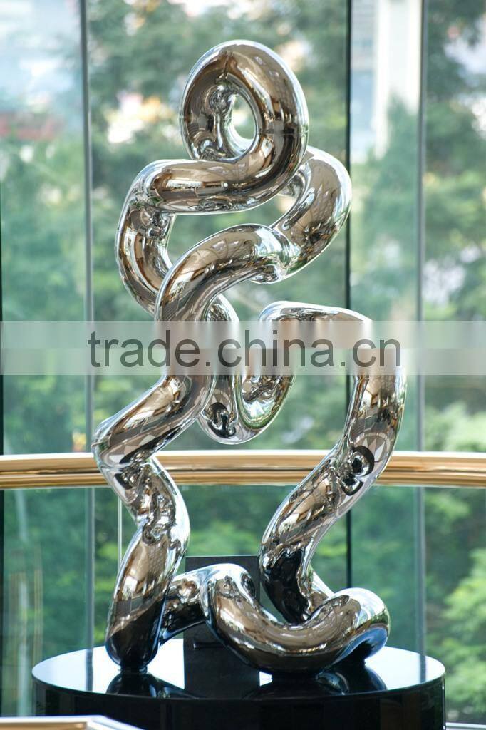 Modern Large Garden Arts Stainless steel Sculpture for Outdoor decoration