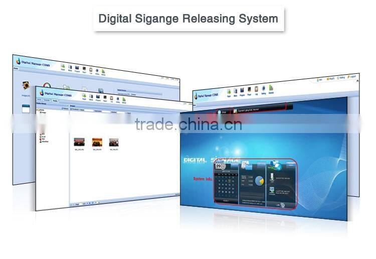 46 Inch Floor Standing Round Corner Digital Signage Solution For Advertising