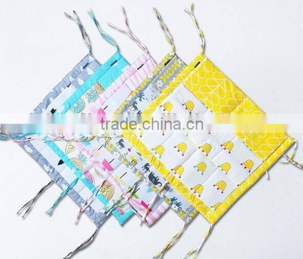 Baby cartoon Cot Bed Hanging Storage Bag hanging pockets