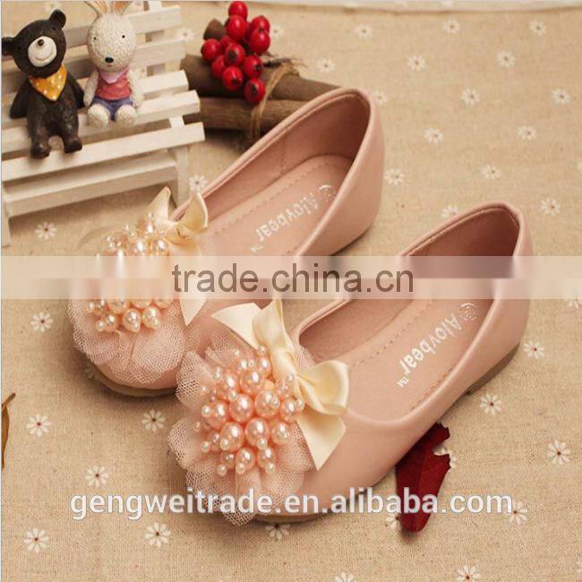 2015 Beautiful Girl Shoes Kids Summer Fish Mouth Shoes Baby Girl Rose Single Shoes