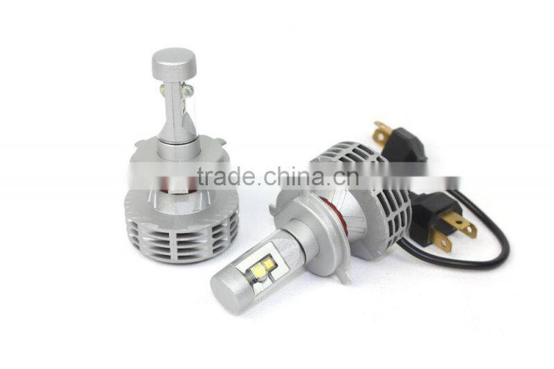 Newest G6 strong lifespan 50000 hours no fan all in one super bright h4 car led headlight china factory direct