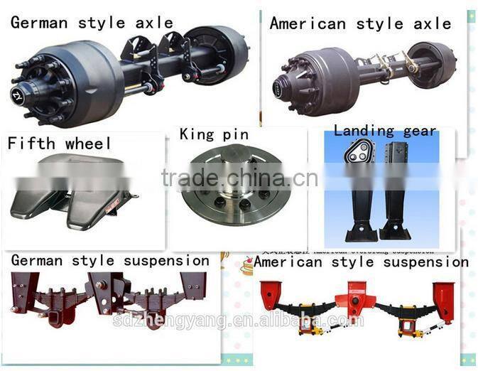 ZY Brand 14T German Type Spoke Axle For Semi Trailer