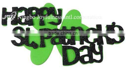 Craft-EVA foam words with hang tag