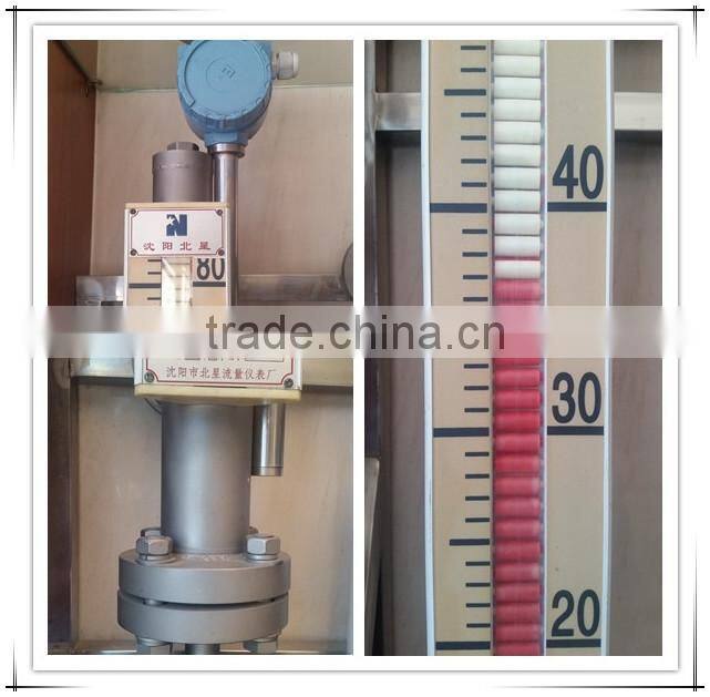 Magnetic liquid level gauge indicator level sensor