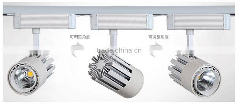 Kakaxi High Quality LED Track Light 20W 30W Clothing Store Rail Lights Showcase LED Spotlights