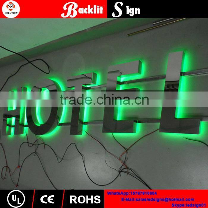 High Grade Acrylic Letter LED Lighted Signs For Hotel