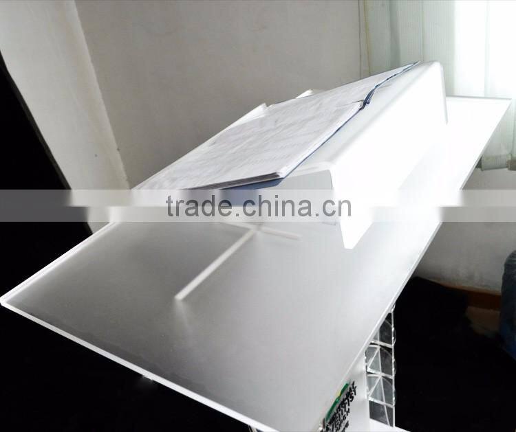 lowest price acrylic organic glass pulpit church podium