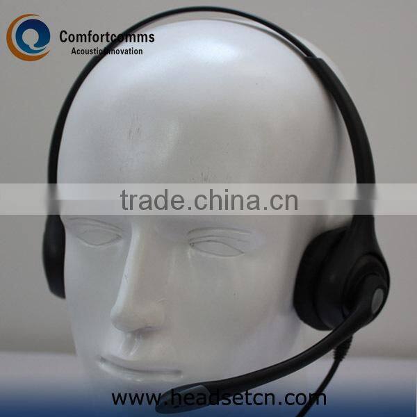 3.5mm Binaural Noise Cancelling Multimedia Headphones for computer