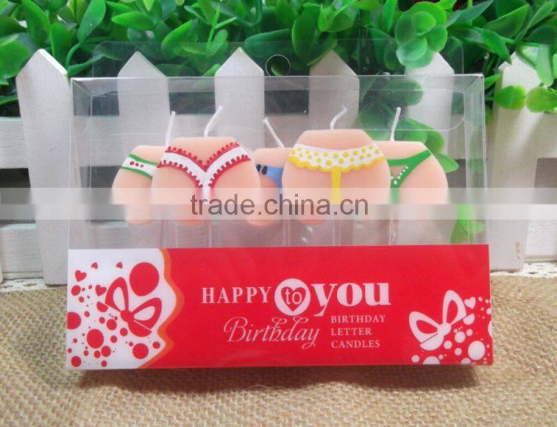 Adult Candles/Sexy Candles/Paraffin Wax Carved Butt Shape Candles