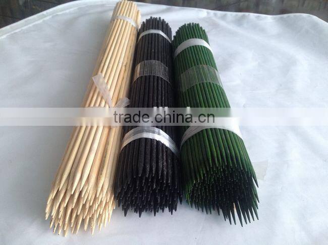 painting wooden stick for gardon