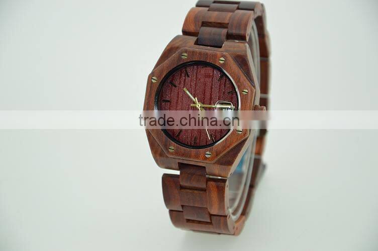 2015 Various Design Wooden Unisex High Quality Famous Brand Watches