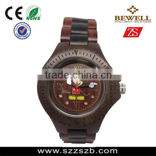2016Natural eco-friendly new design customised logo cheap wooden wrist watch