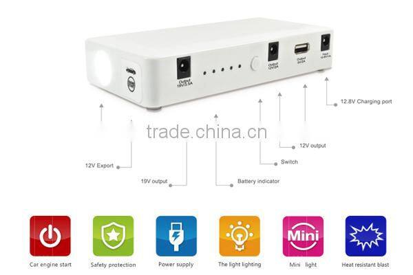 AC free sample 12V 12000mAh multi-function jump starter portable low self-discharge emergency jump start battery