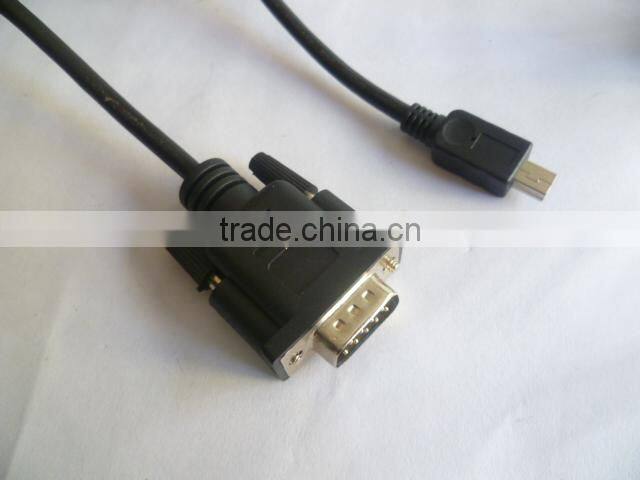 durable DB9M to mini5p cable