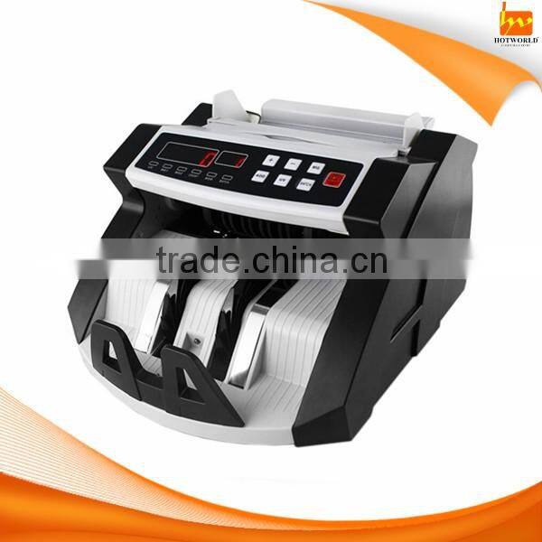 Multi-currency money couner MG UV detector, Supermarket table design cash dounter