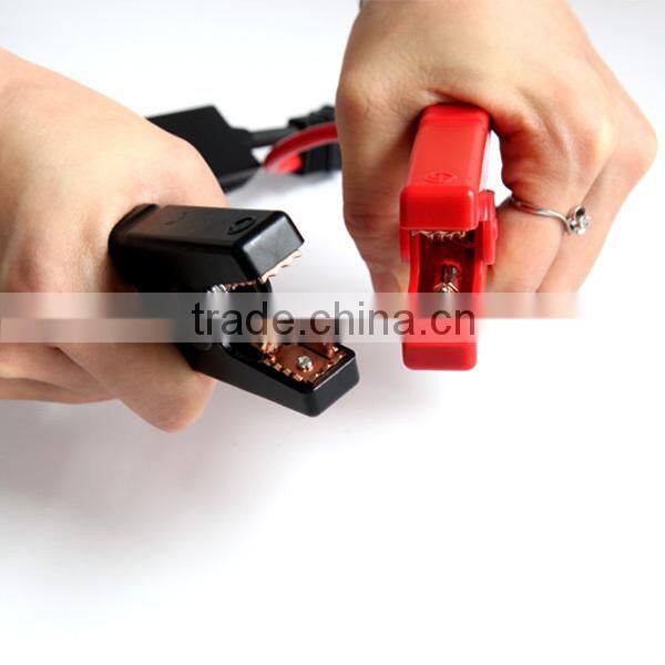 300A start current universal 12V car battery jump starter intelligent clamps