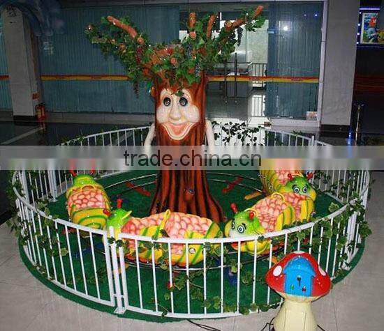 fabulous fruitworm mini track rides, electric train track amusement