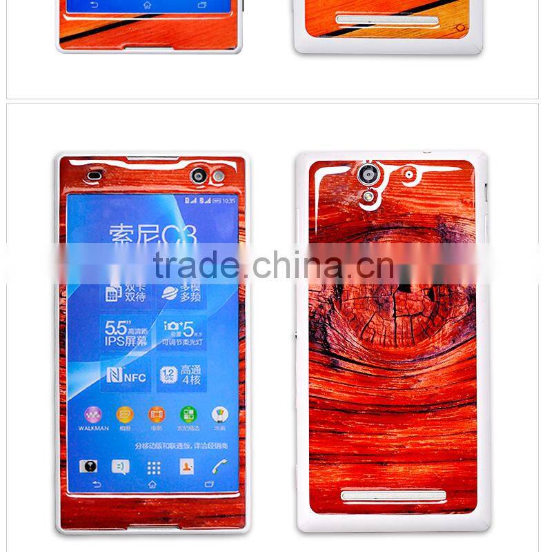 3M High end material mobile phone sticker for sony c3 epoxy skin