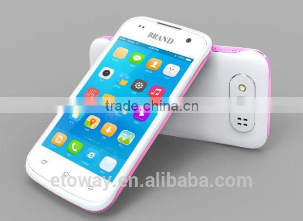 Good design 4.0 inch HVGA touch screen dual camera OEM cell phone