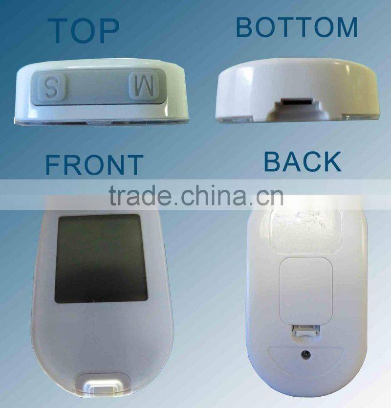 High quality Digital Blood Glucose Meter with Big welding Screen / SMT PCB / USB PC Connection / CR2032 battery