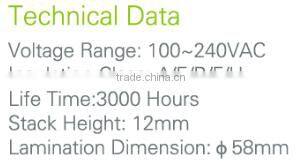 YJ58 shaded pole fan electric motor