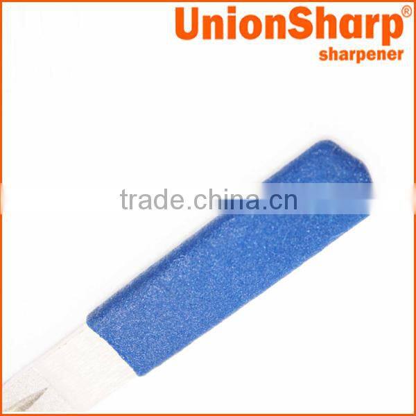 Outdoor diamond knife and fishing hook sharpener