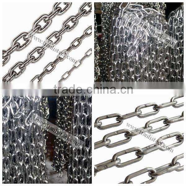 Stainless steel link chain in chains