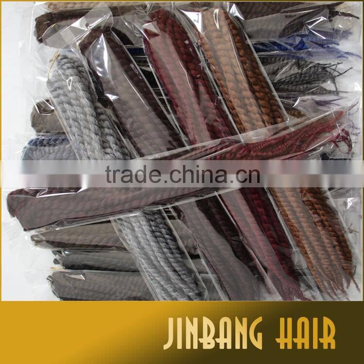 2016 Hot Selling Products 2X Havana Mambo Twist Crochet Braids With Synthetic Hair