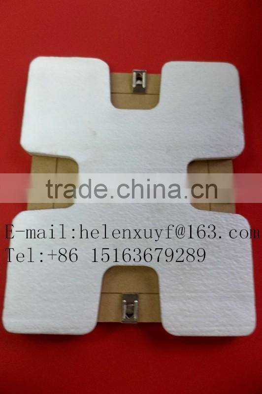 Extremely cheap frameless glass clip photo frame with back stand and hanging hooks