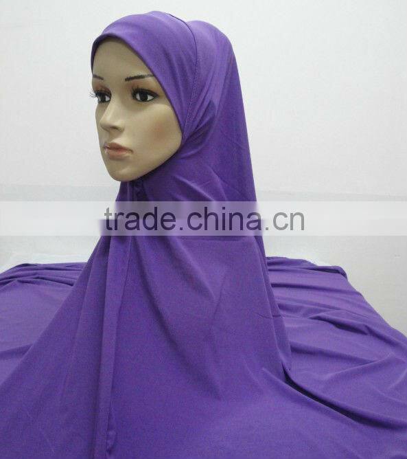 H158 new style plain big size hijab,long hijab