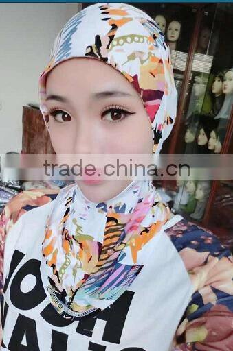 C069 new style print ninja inner underscarf,full underscarf to cover neck