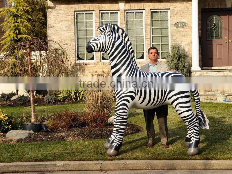 Inflatable huge zebra