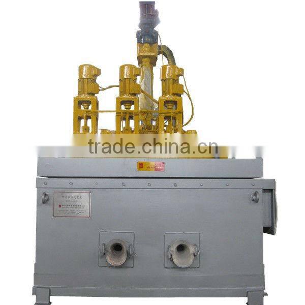 stationary 3 rotors molten aluminium in-line degasser