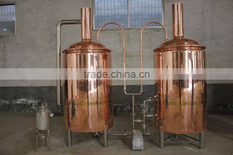 Medium beer brewery machine and brewpub equipment,Stainless steel jacketed beer fermentation vessel