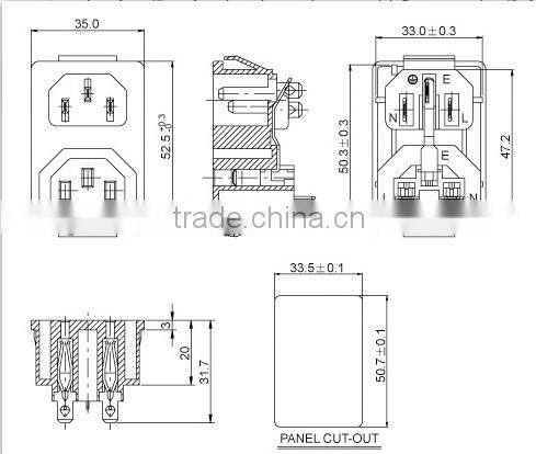 C20 electrical plugs and sockets