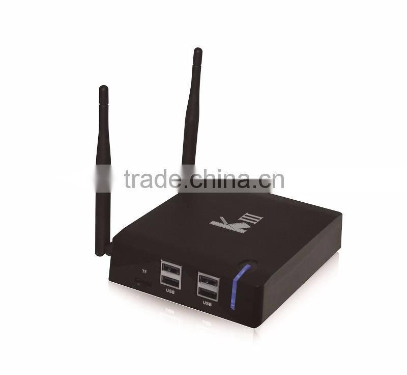 European Cup Smart TV Box Amlogic S905 Quad core KIII tv box top channel live channel streaming free watching through Kodi