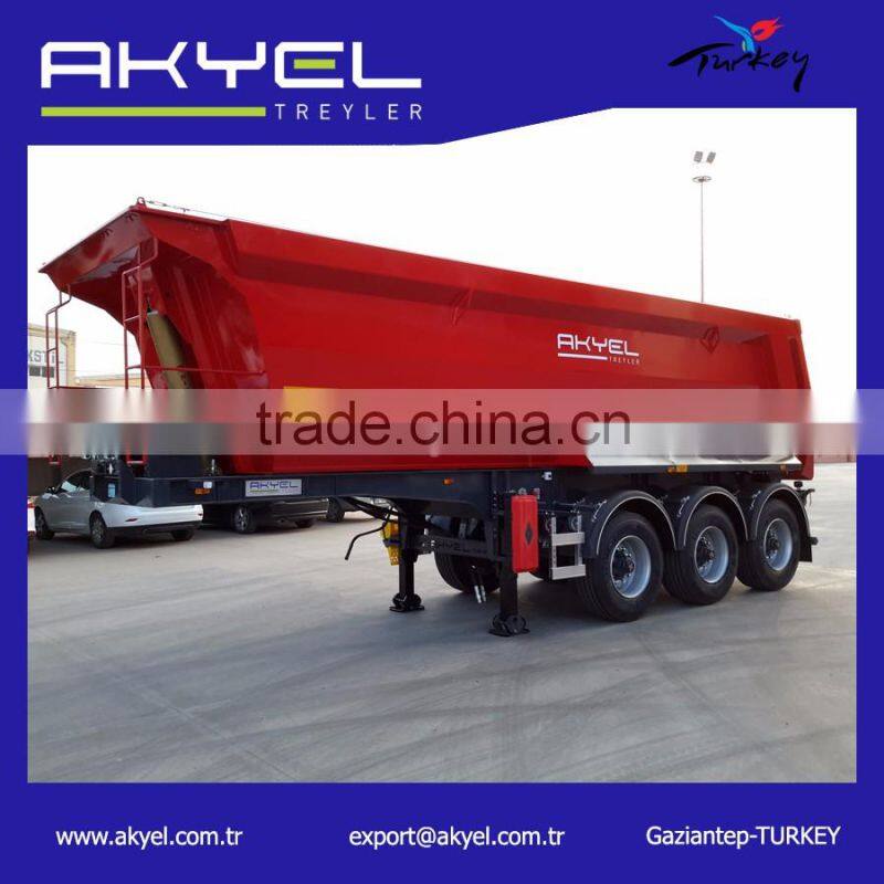 3 axle 60 Ton tipper truck /Semi Trailer on sales