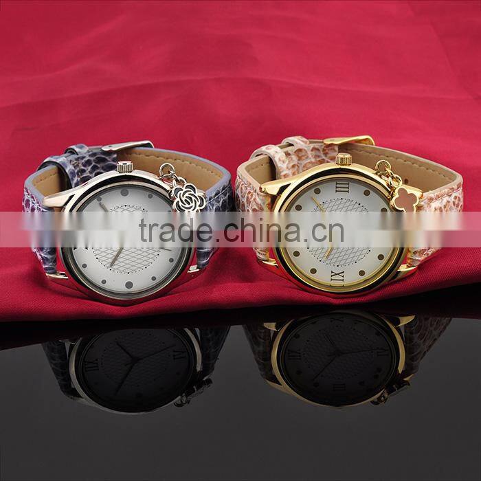 Wholesale Fashion Jewelry Leather Custom Watch Manufacturer